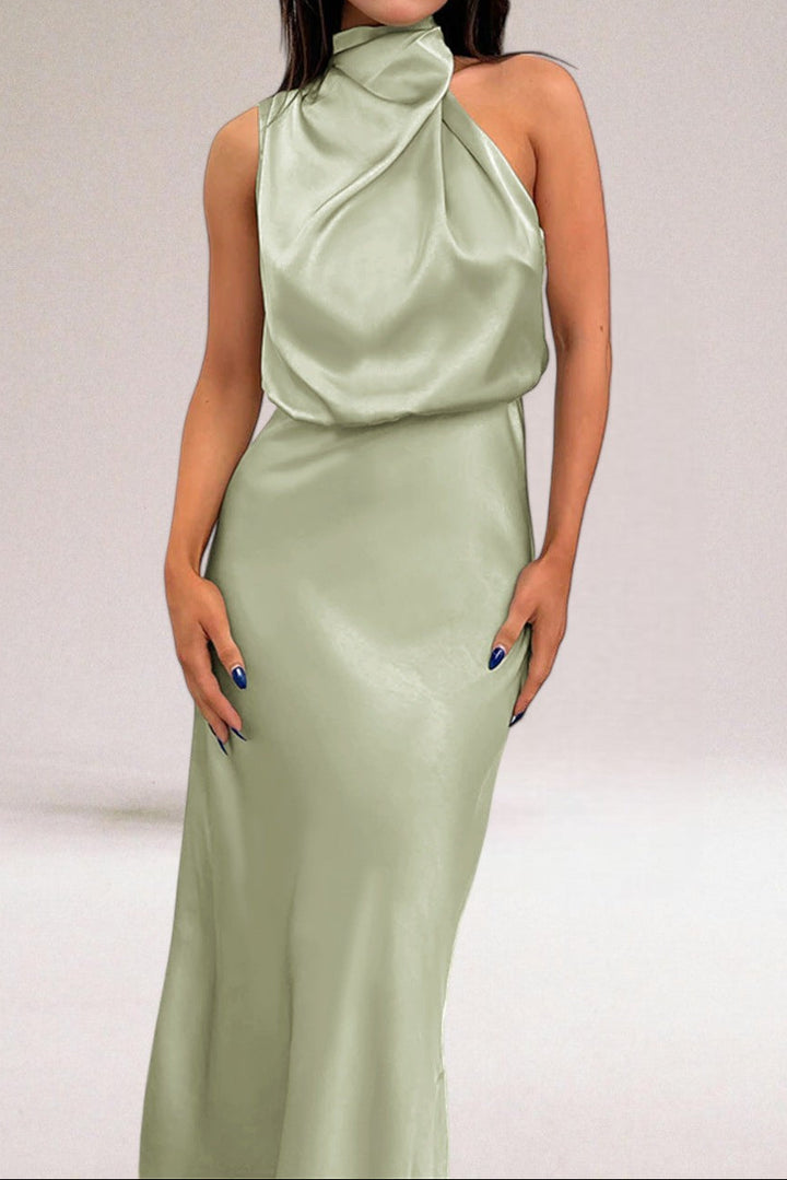 Giselle | Elegant Halter Neck Dress