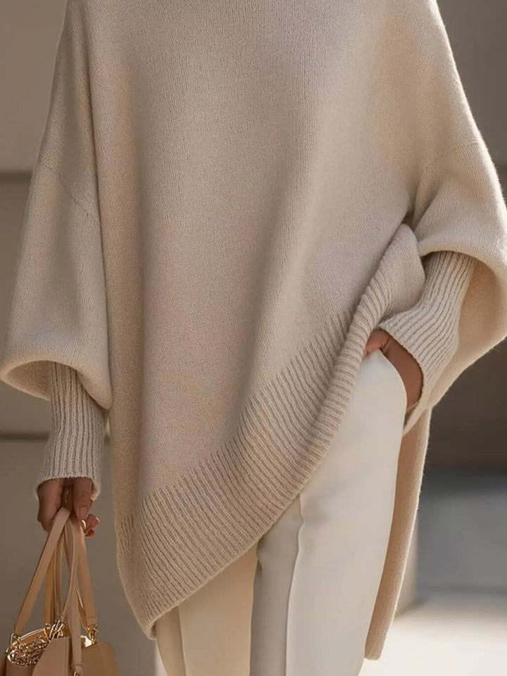 Isabella | Ribbed Sleeve Oversized Sweater