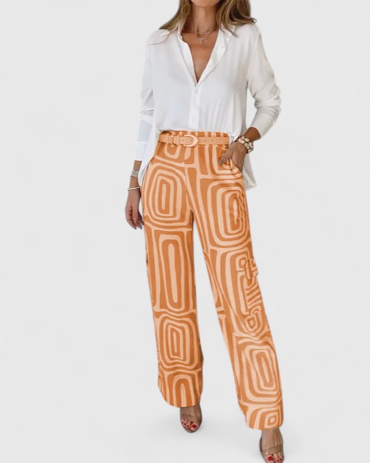 Jamie | Elegant Two-Piece Set (Includes a Free Belt)