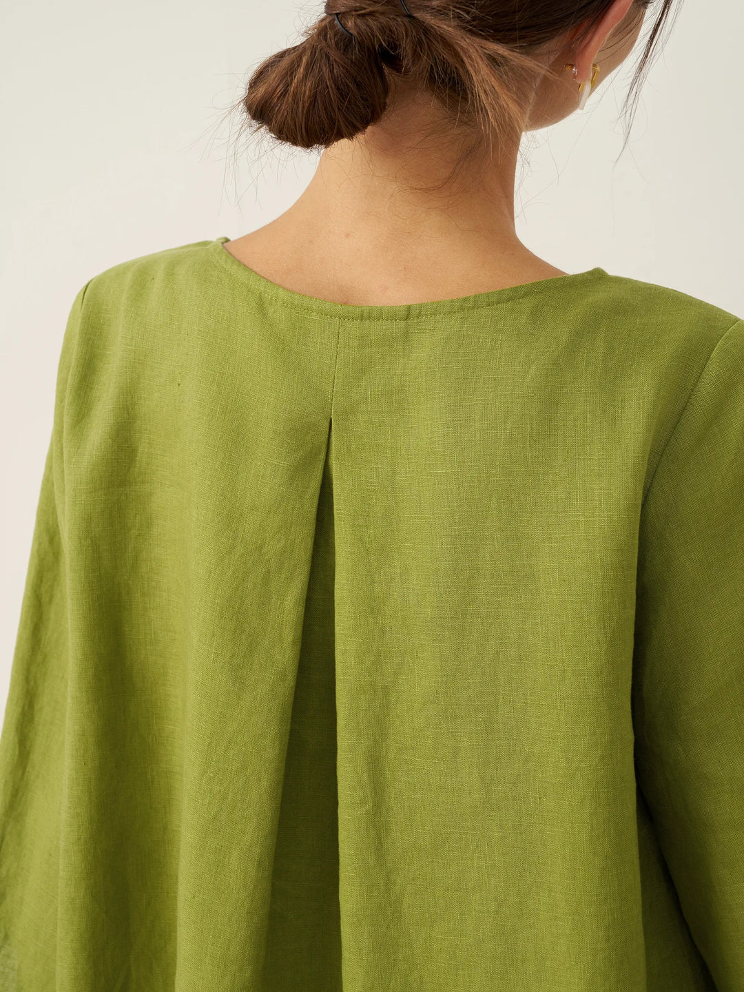 Brianna | Elegant Round-Neck Asymmetrical Hem Top