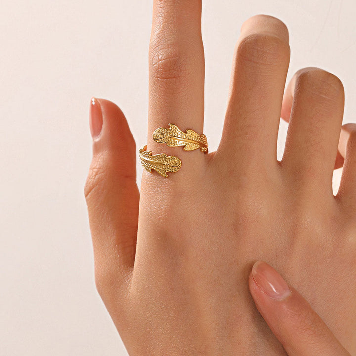 Jamie | Coral Ring 18K Gold