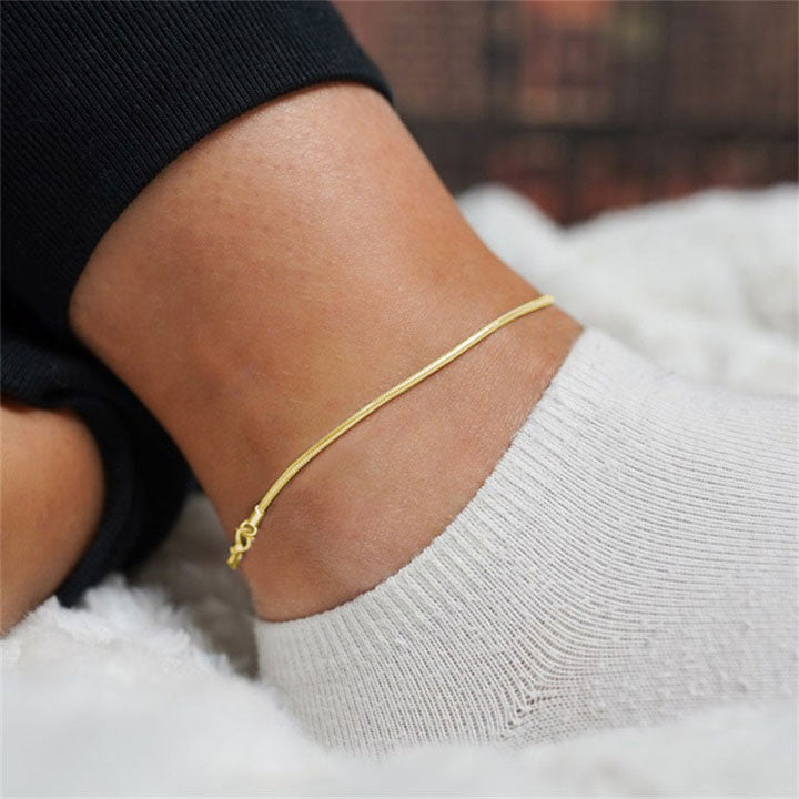 Jamie | Pink Anklet 18K Gold