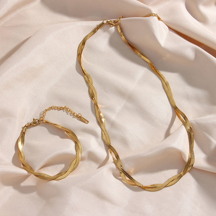 Jamie | Twisted Bracelet 18K Gold