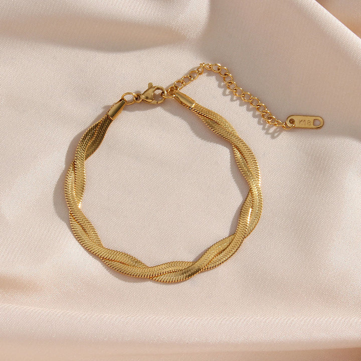 Jamie | Twisted Bracelet 18K Gold
