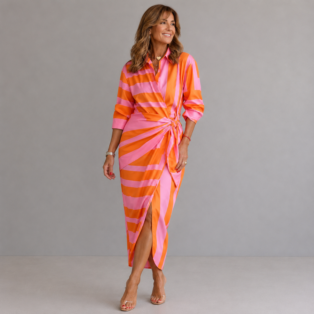 Danielle | Elegant Figure-Flattering Wrap Dress