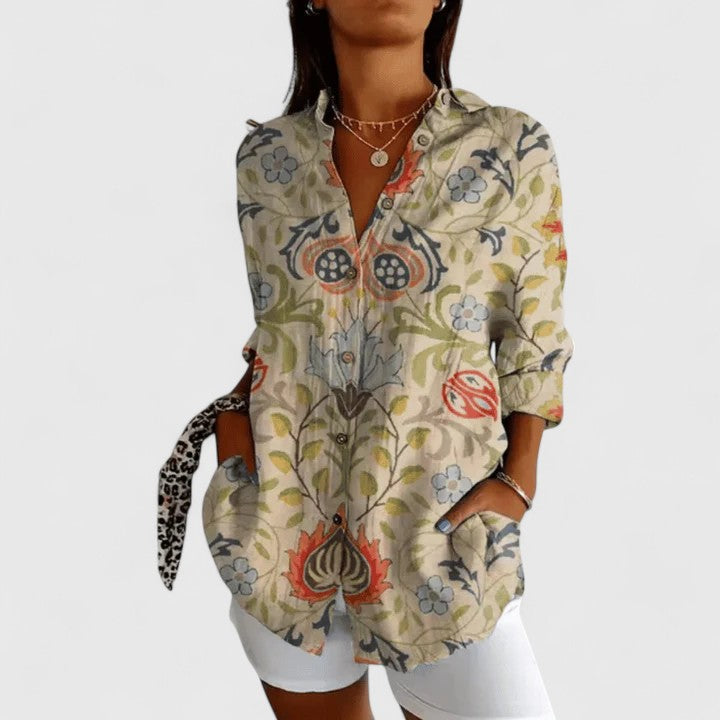 Jamie | Elegant Floral Blouse