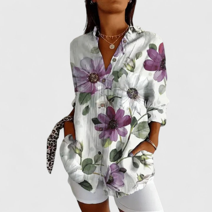 Jamie | Elegant Floral Blouse