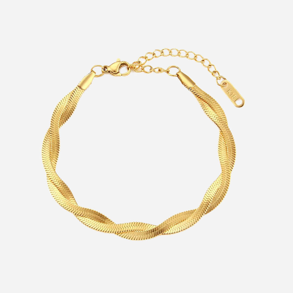 Jamie | Twisted Bracelet 18K Gold
