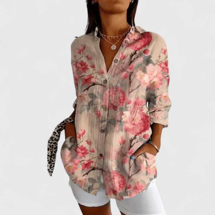 Jamie | Elegant Floral Blouse