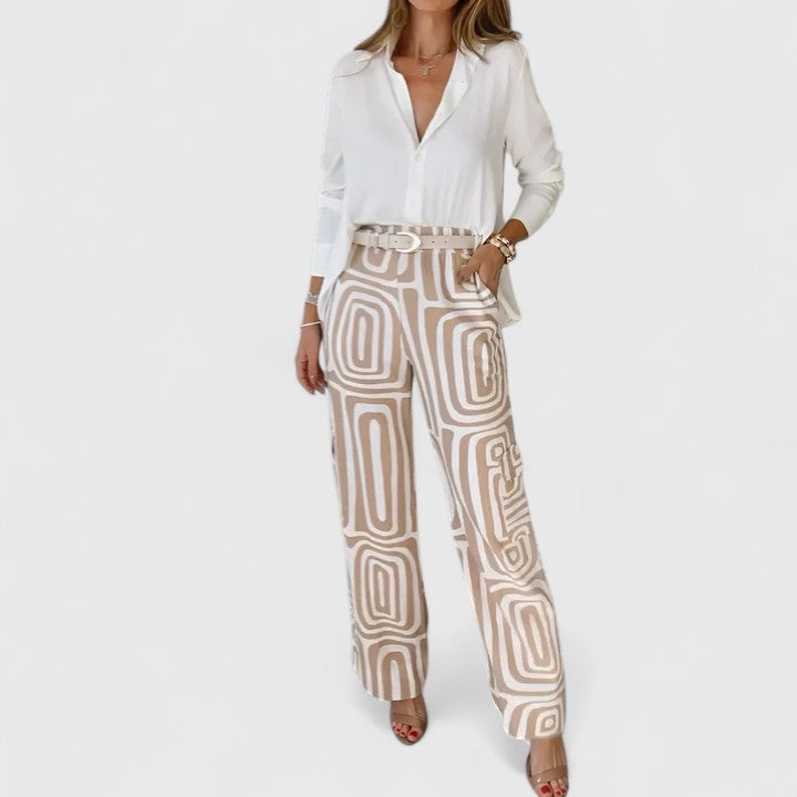 Jamie | Elegant Two-Piece Set (Includes a Free Belt)