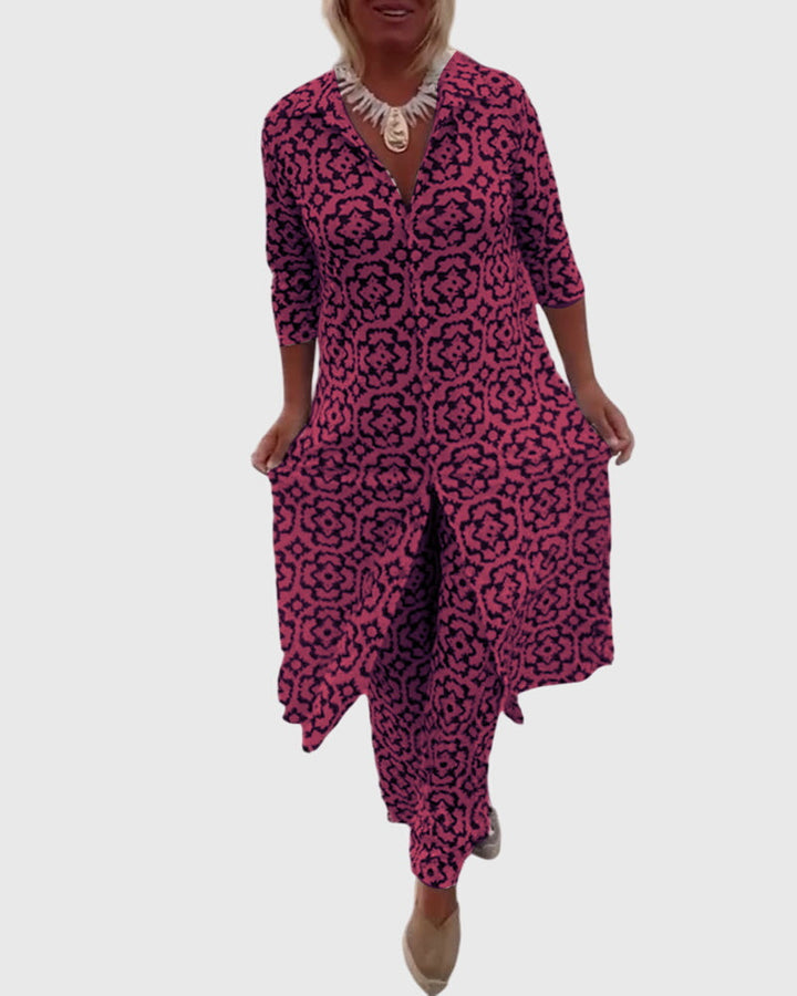 Jamie | Elegant Vintage Two-Piece Set