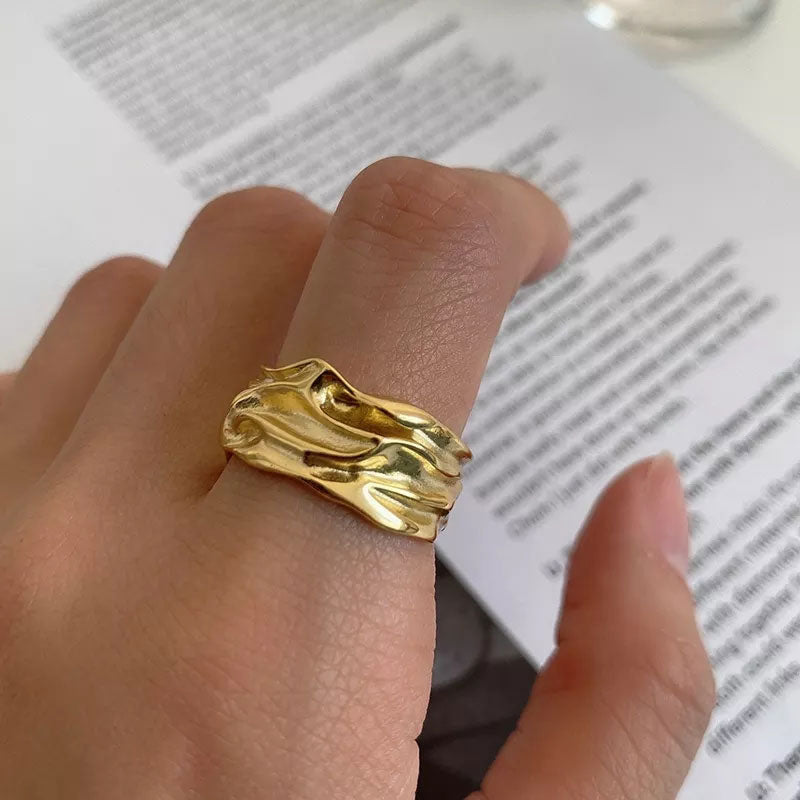 Jamie | Big Ring 18K Gold