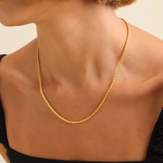 Jamie | Rope Chain 18K Gold