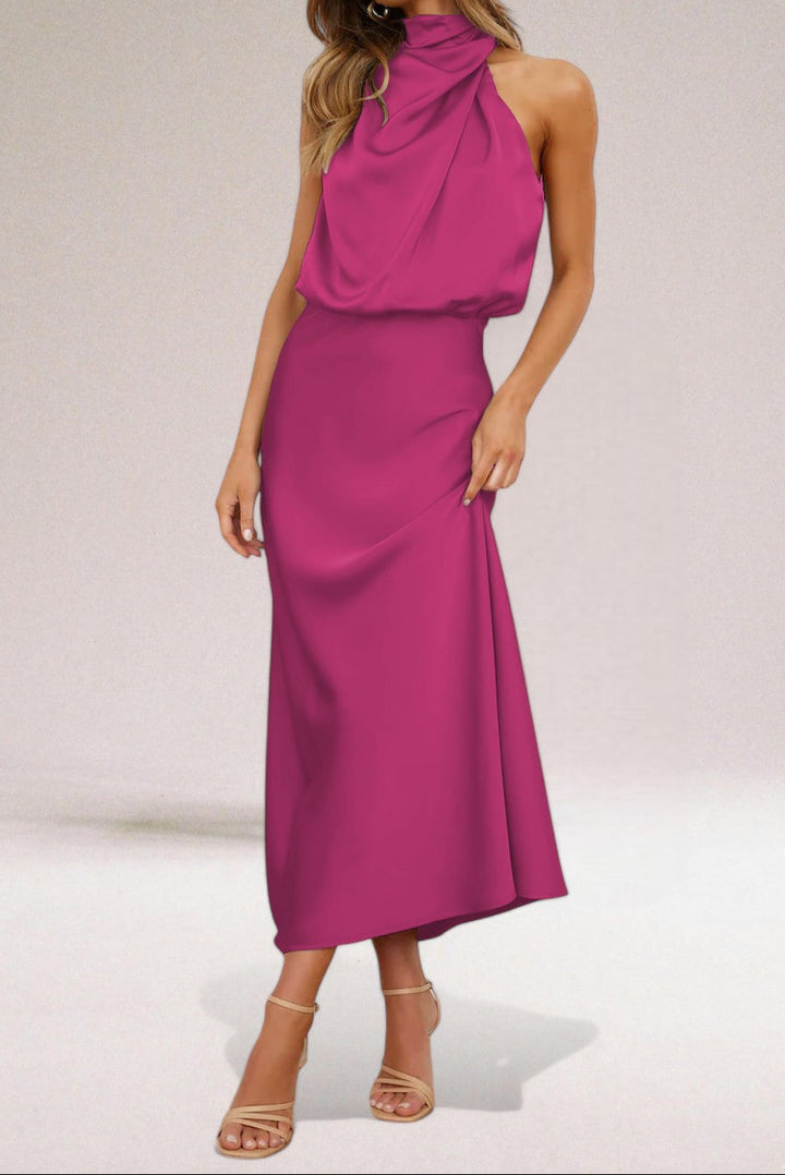 Giselle | Elegant Halter Neck Dress