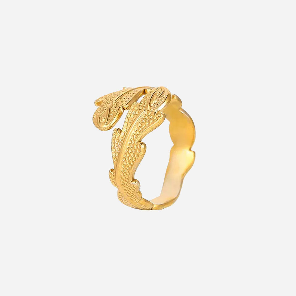 Jamie | Coral Ring 18K Gold