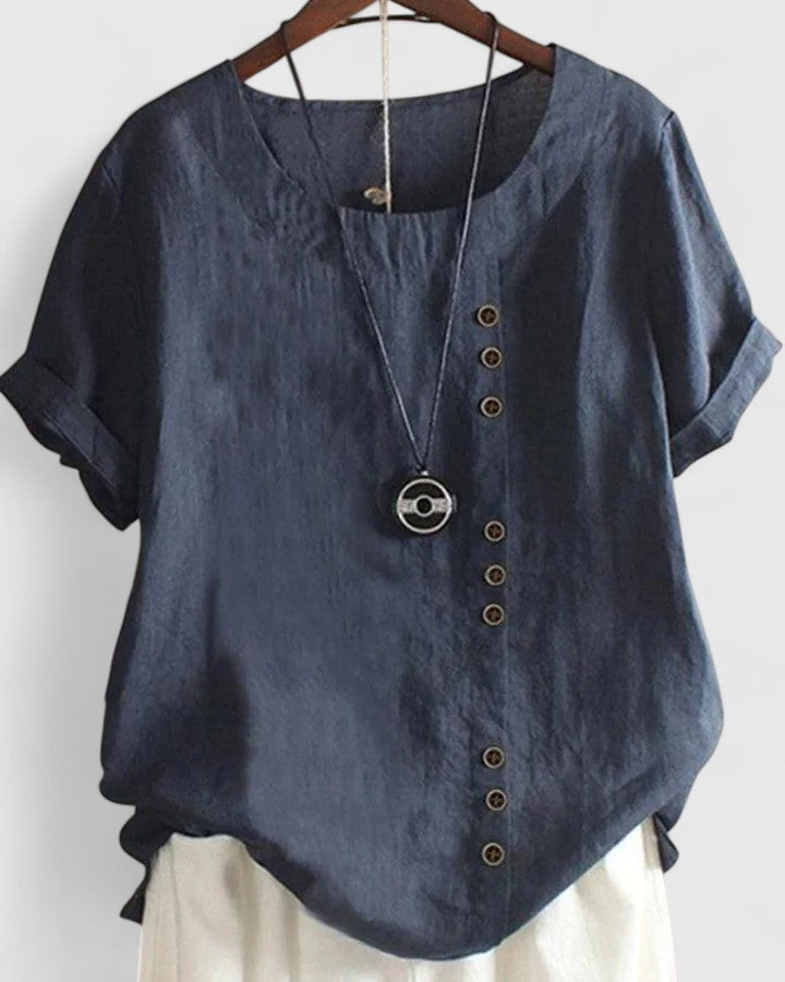 Jamie | Comfortable Short Sleeve Blouse