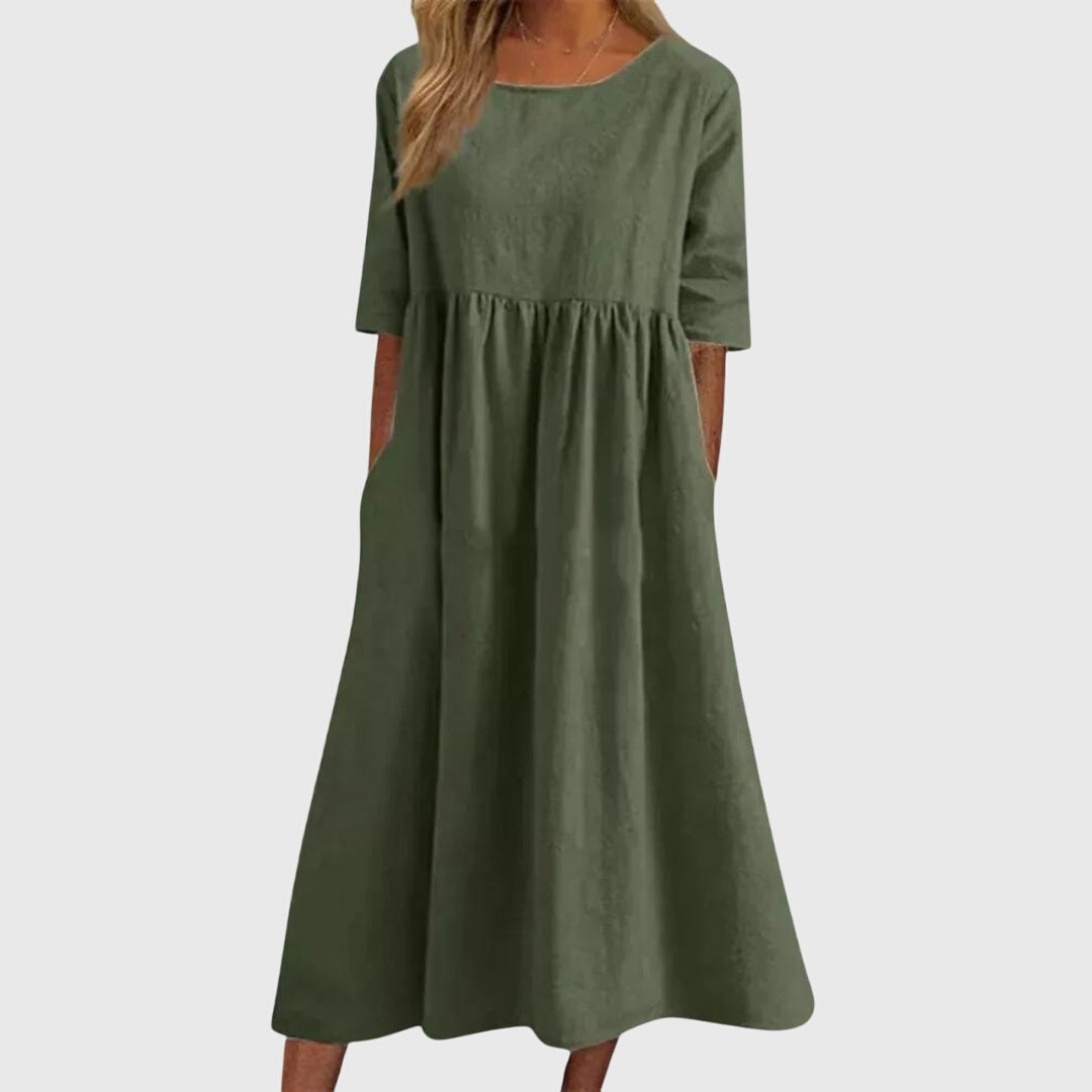 Jamie | Elegant Short-Sleeved Dress
