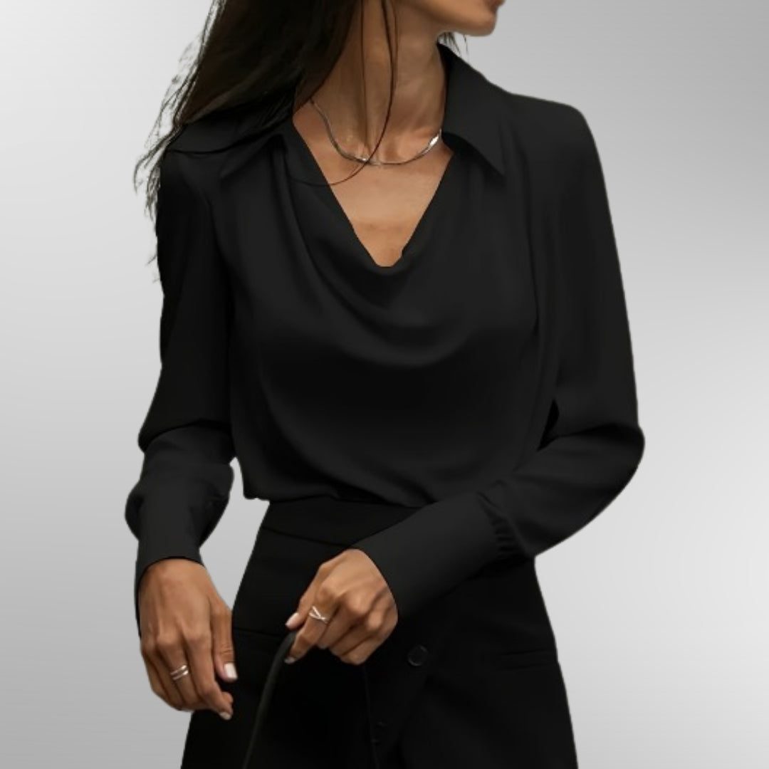 Jamie | Elegant Satin Blouse