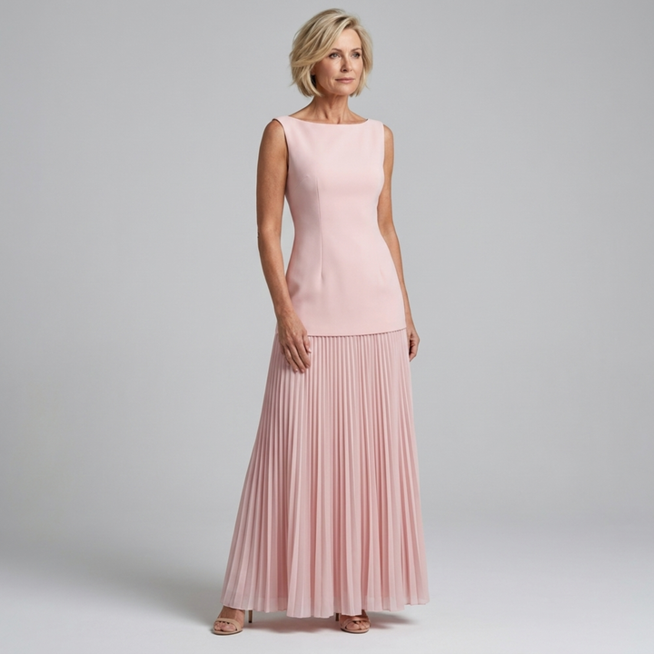 Jane | Pleated Maxi Dress
