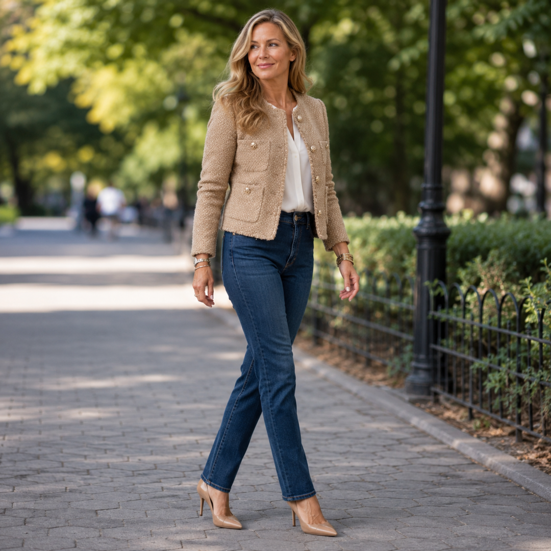 Alyssa | Women's Tweed Blazer