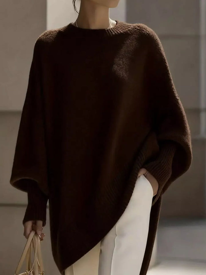 Isabella | Ribbed Sleeve Oversized Sweater