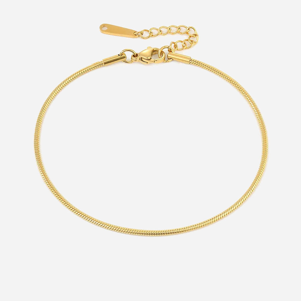 Jamie | Pink Anklet 18K Gold
