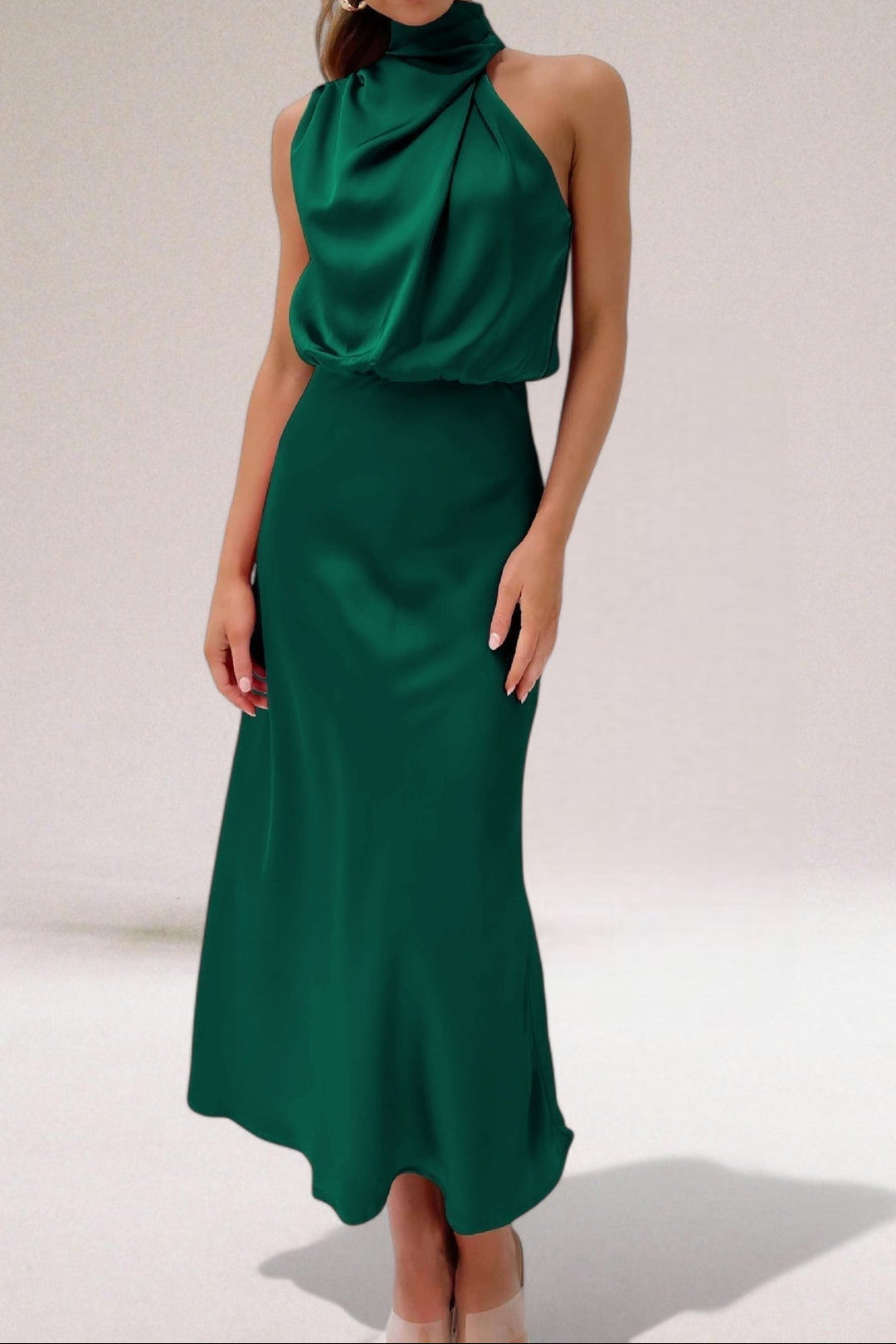 Giselle | Elegant Halter Neck Dress