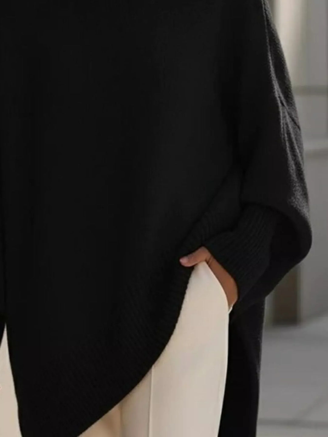 Isabella | Ribbed Sleeve Oversized Sweater