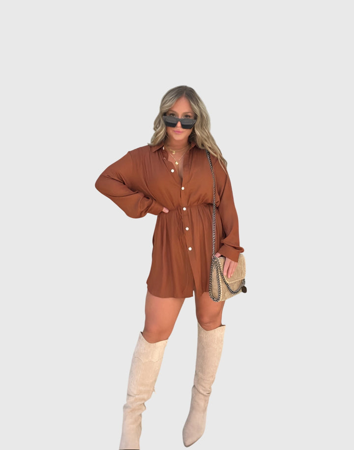 Jamie | Elegant Romper Dress