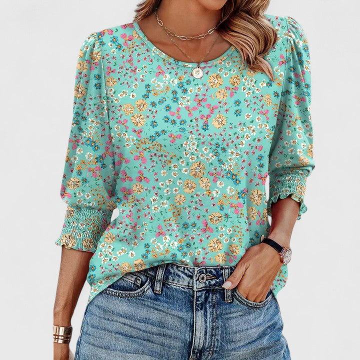 Jamie | Elegant Smocked Top