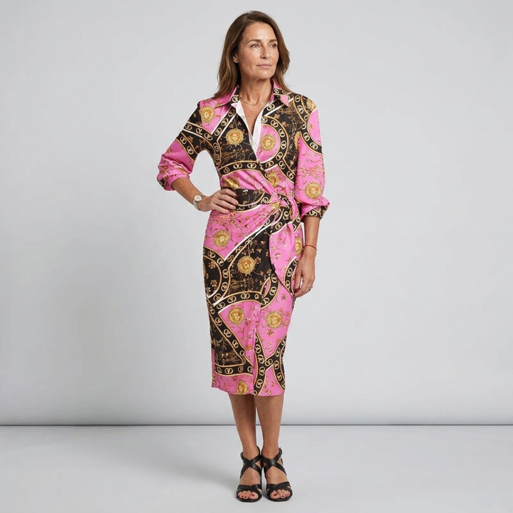 Danielle | Elegant Figure-Flattering Wrap Dress