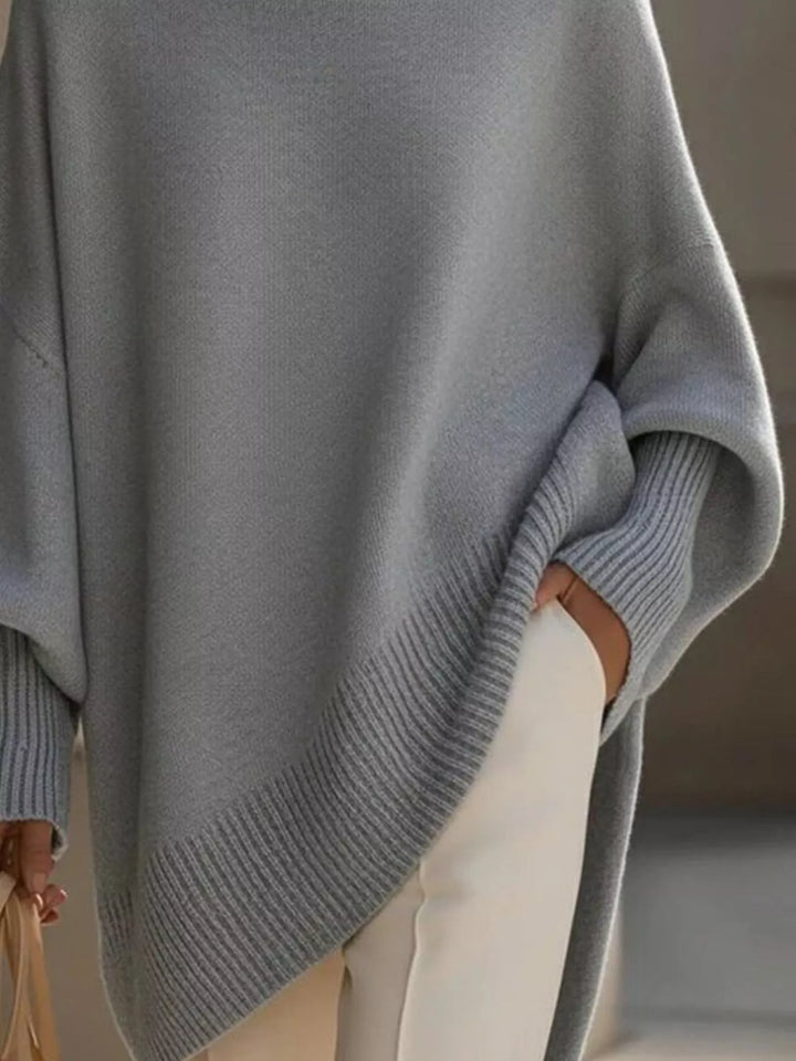 Isabella | Ribbed Sleeve Oversized Sweater
