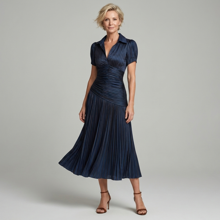 Heidi | Retro Midi Dress