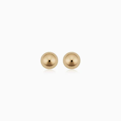 Jamie | Round Earrings 18K Gold