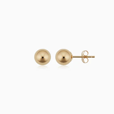 Jamie | Round Earrings 18K Gold