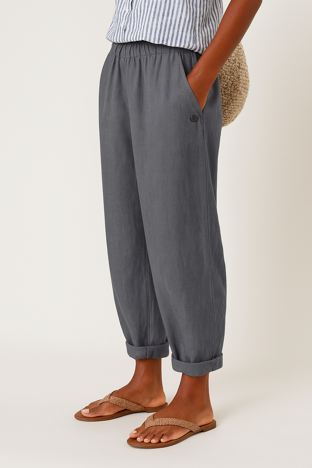 Brenda | Effortless Tapered Comfort Trousers