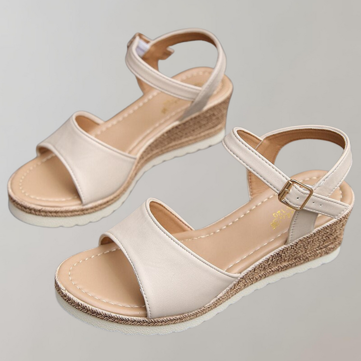 Delphine | Orthopedic Wedge Sandals - Adjustable Straps Breathable