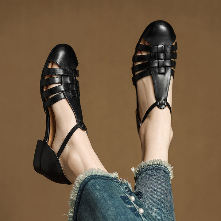 Solene Dalia Genuine Leather Flats