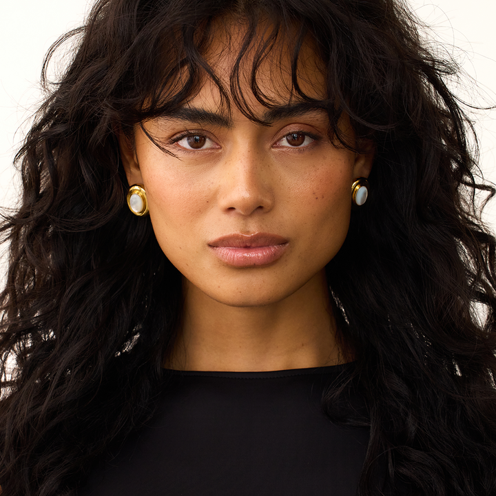 Jamie | Stud Earrings 18k Gold