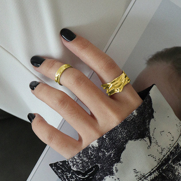 Jamie | Big Ring 18K Gold