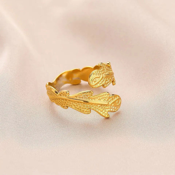 Jamie | Coral Ring 18K Gold