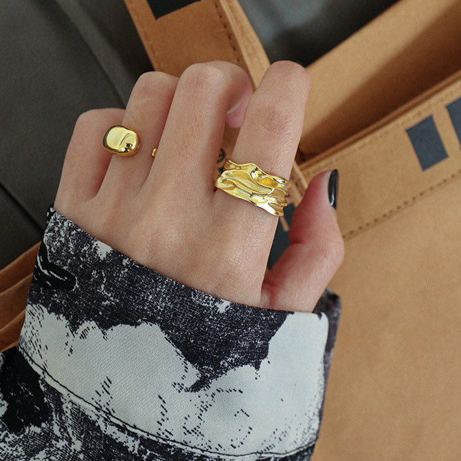Jamie | Big Ring 18K Gold