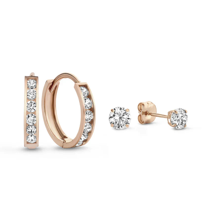 Jamie | 14k Gold Earrings Set