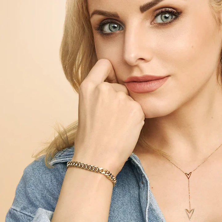 Jamie | Cuban Armband 18k Gold