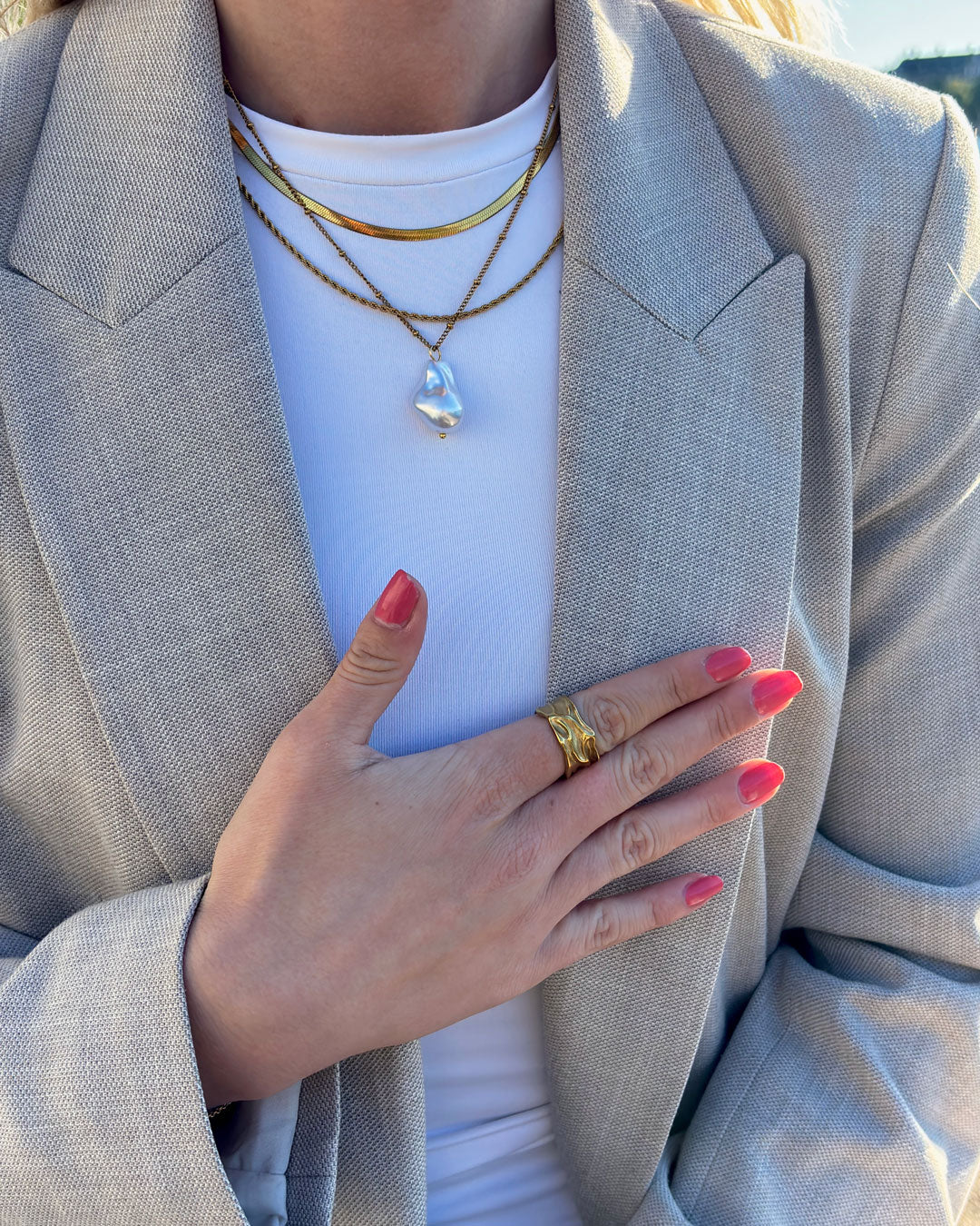 Jamie | Big Ring 18K Gold