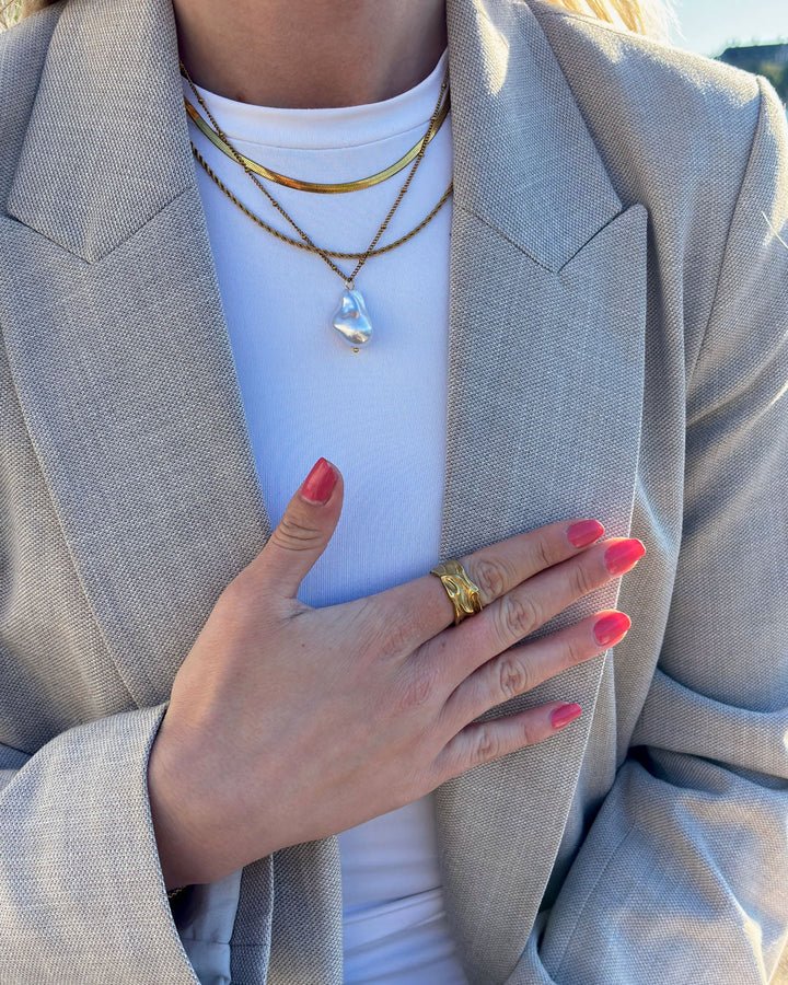 Jamie | Big Ring 18K Gold