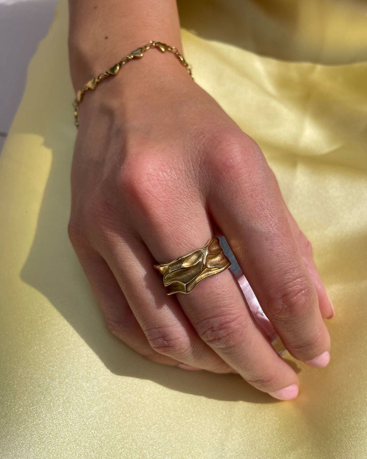 Jamie | Big Ring 18K Gold