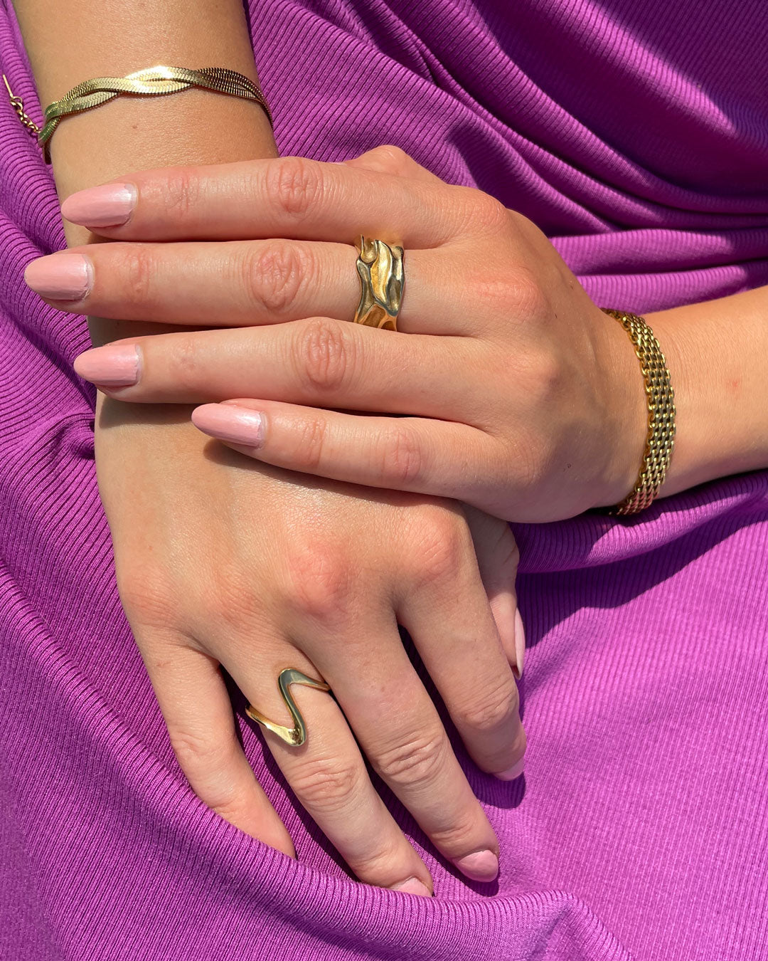 Jamie | Big Ring 18K Gold