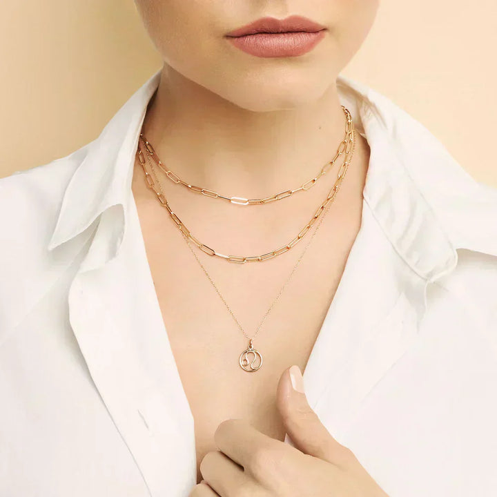Jamie | Zodiac Sign Necklace 18k Gold