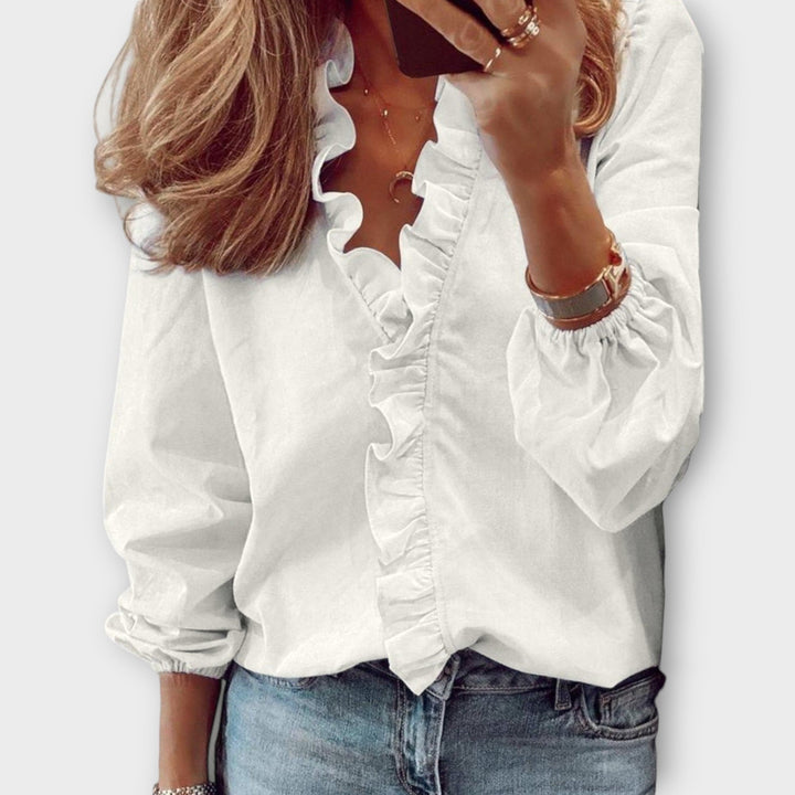 Jamie | Elegant Ruffled Blouse